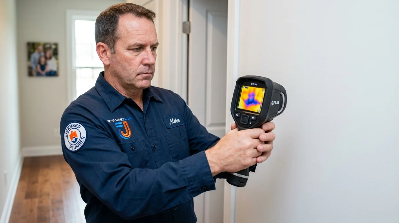 Thermal imaging leak detection by Johns Plumbing LLC in Siletz